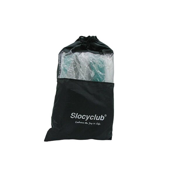 NEW Slocyclub Chunky Sneakers Aqua Blue Green Teal Lace Up Size 39 US 9 Dust Bag - Picture 12 of 12